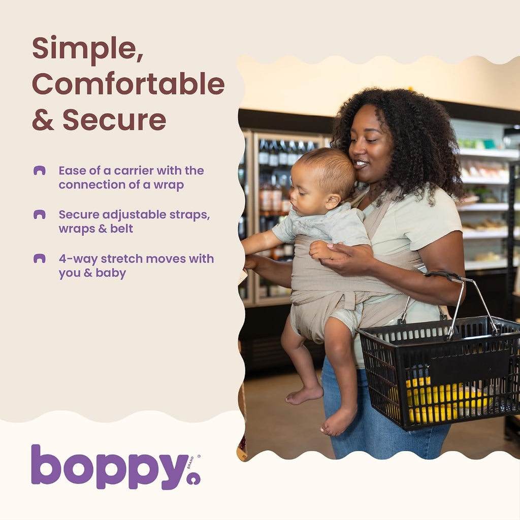 ComfyFit Adjust Baby Carrier, Secure Hybrid Wrap, Newborn to Toddler