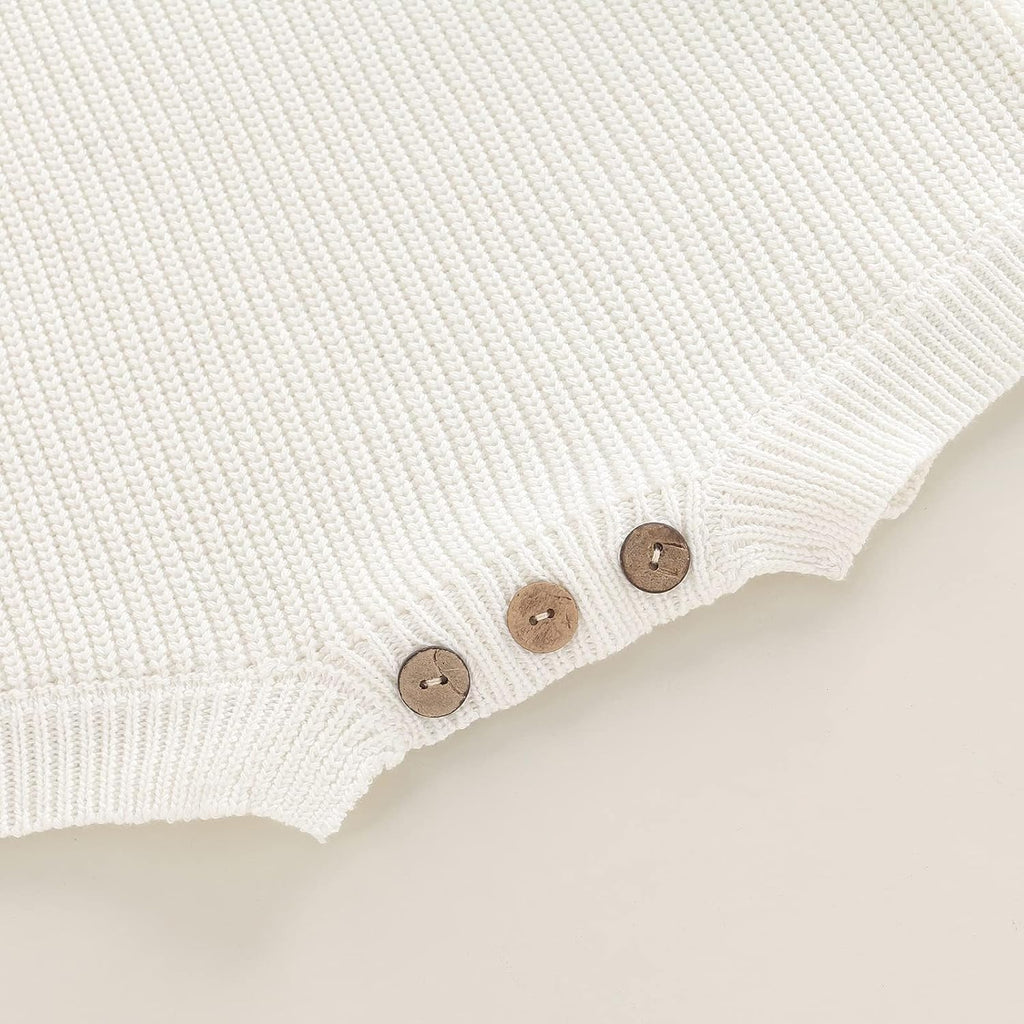 Baby Boy Girl Sweater Oversized Long Sleeve Knitted Romper