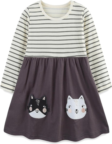 Toddler Girl's Long Sleeve Dresses