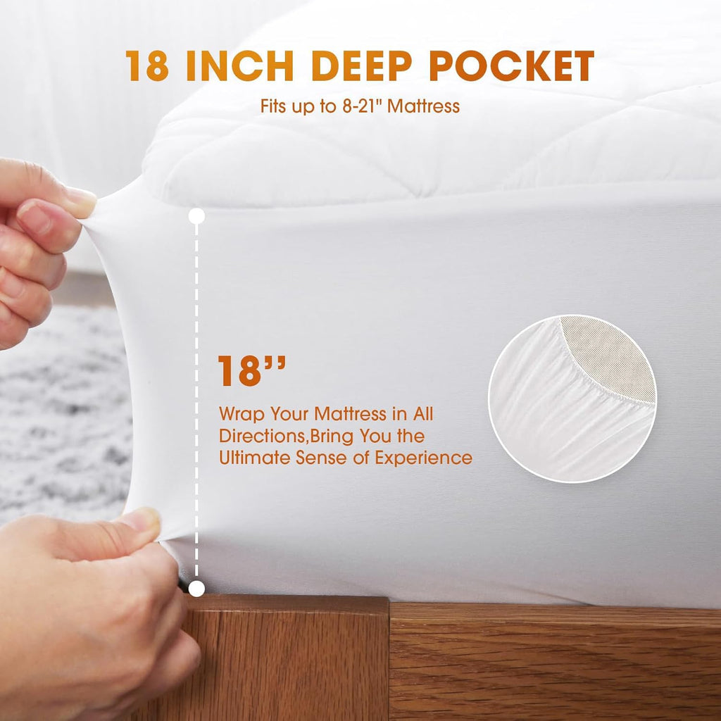 Heated Mattress Pad, Electric Bed Warmer with Preheat