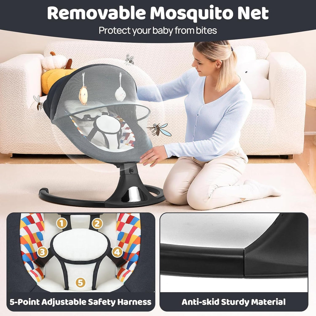 Swing for Infants, Modern Infant Swings with Bluetooth