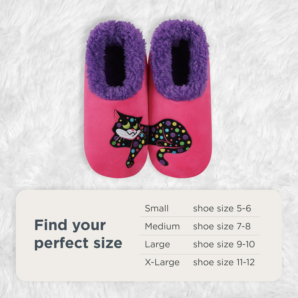 Pairable Slipper Socks Funny (Pdcat, L)