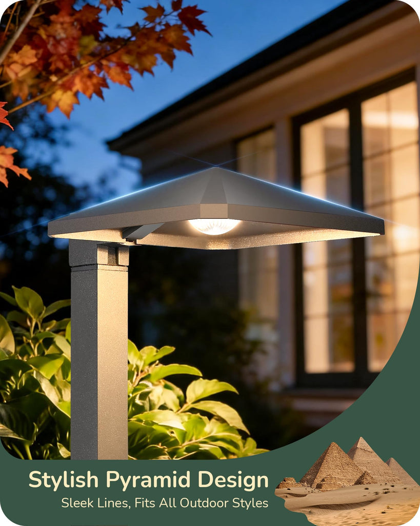 Low Voltage Pathway Lights, LED Landscape Lighting, 4 Pack