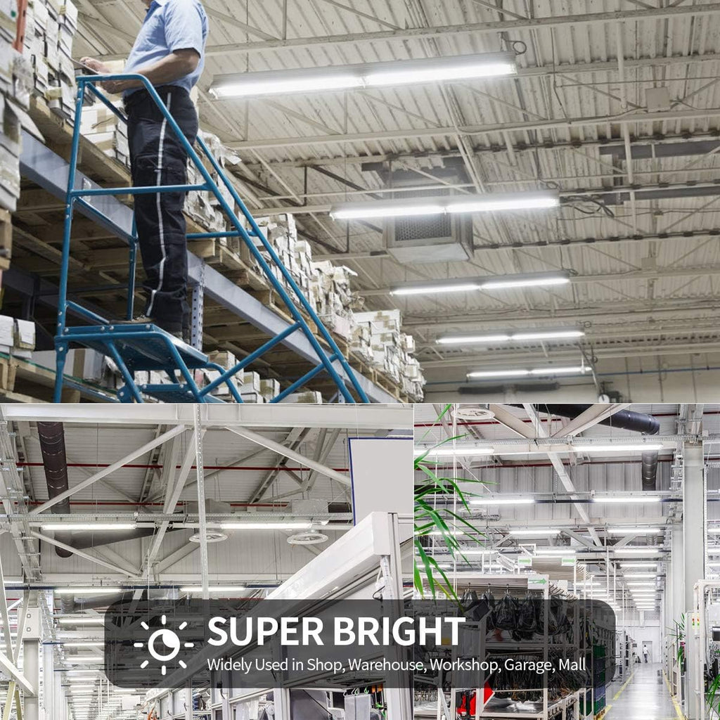 8FT LED Tube Light, T8 8FT LED Bulbs 45W 6000K Cool White FA8 Base, Fluorescent Light Bulbs Replacement, Frosted