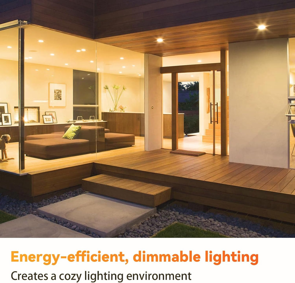 12 Pack BR30 Flood Light Bulb Indoor, 65W Equivalent Dimmable Led Recessed Lights Bulb, 2700K Soft Warm White, E26
