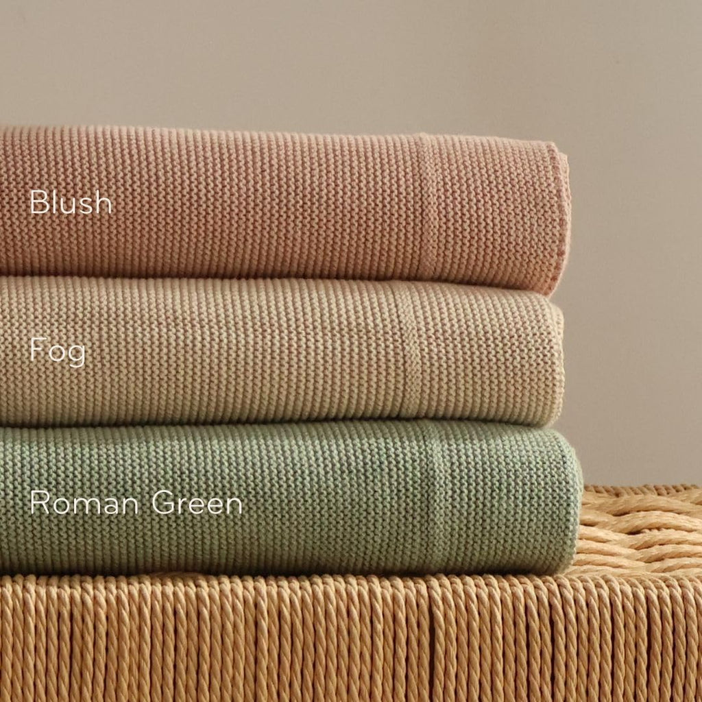 Ultra Soft Knit Baby Blanket - 100% Organic Cotton, Newborn Quilt
