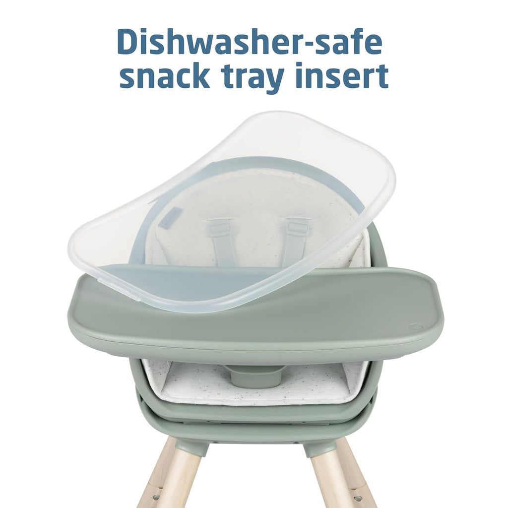 Moa 8-in-1 High Chairs for Babies and Toddlers, Machine Washable Infant High Chair, Compact, Convertible to Booster