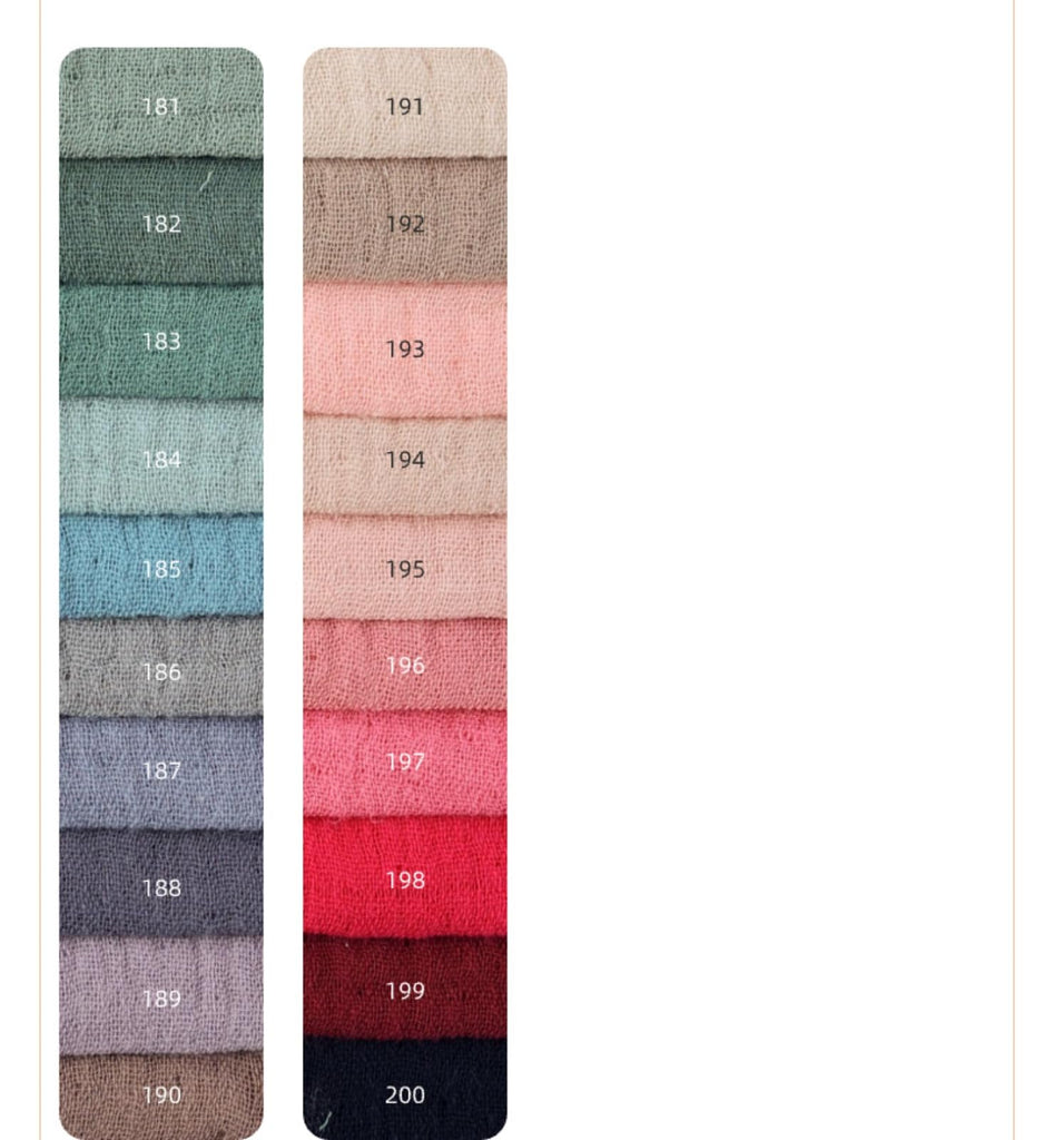 Cotton Wrinkle Gauze Fabric by the Yard - Double-Layer Cheesecloth for Sewing, Quilting, Pajamas & Home Decor