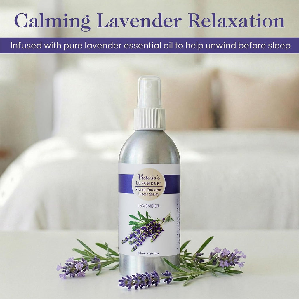 Linen Spray - Aromatherapy Pillow Mist, 8oz - Set of 8
