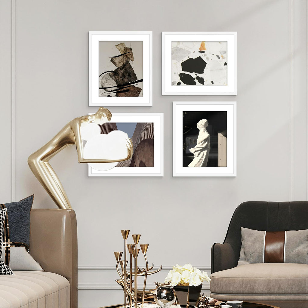 20x24 Picture Frame Set of 2, for Wall Mounting Display, White