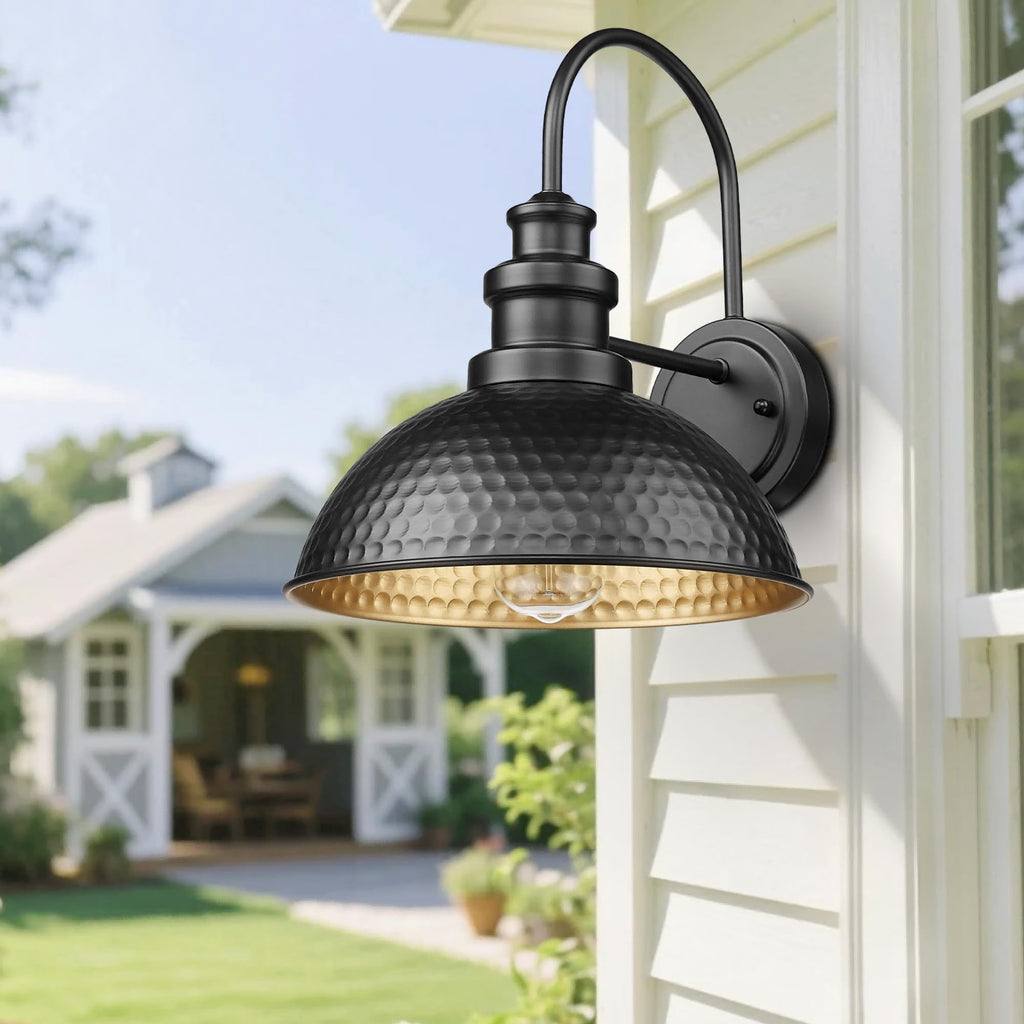 Outdoor Farmhouse Barn Lights, Weather Resistant Outdoor Wall Sconce, Exterior Wall Lights, Front Door Mounted