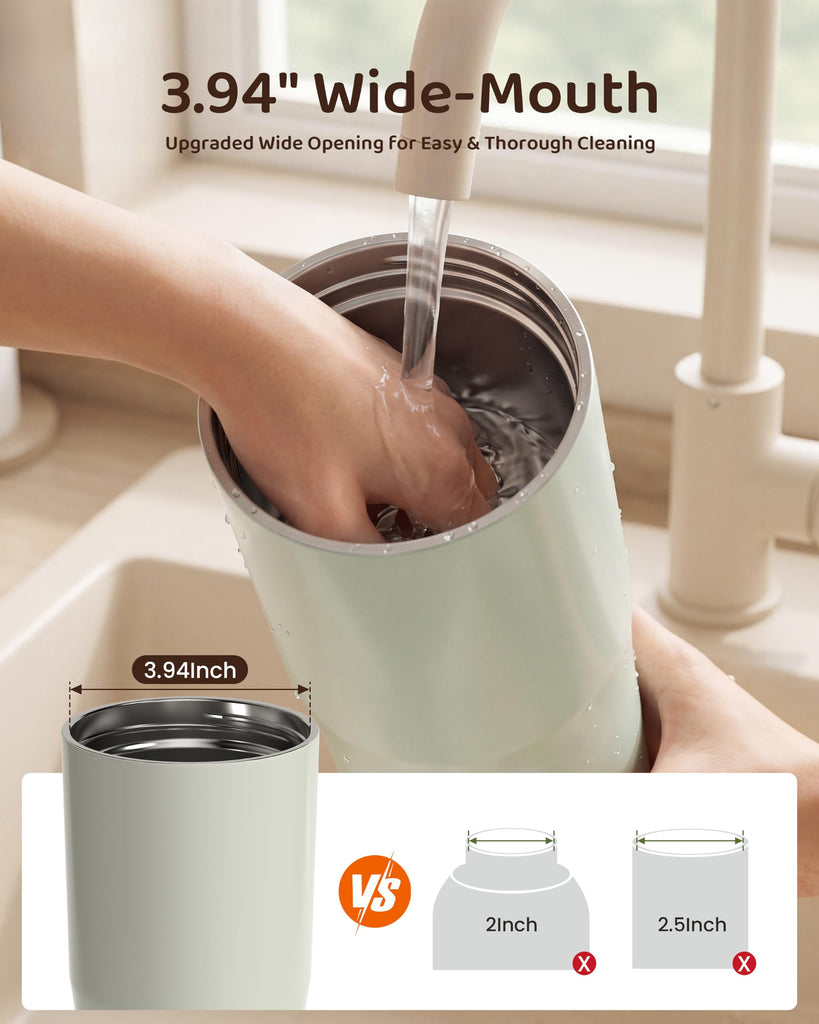 Portable Bottle Warmer for Travel,2.5 Min Fast Heating Dual Modes for Breast Milk & Water, Baby Milk Warmer with 316L