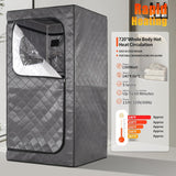 Gollense Portable Infrared Sauna for Home Spa | Full Size 1 Person Sauna | Full Body Personal Far Infrared Sauna Tent