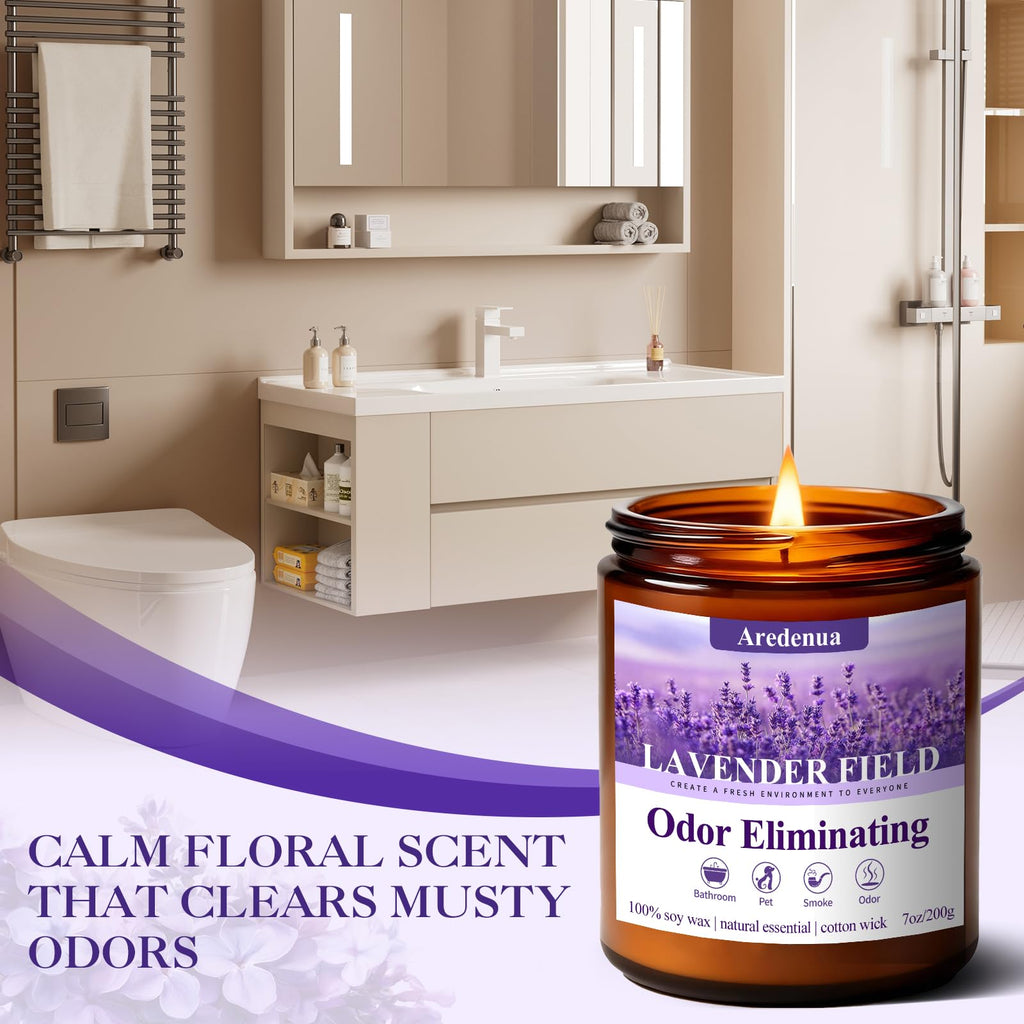 Odor Eliminating Candles, 7 oz Soy Scented Candle