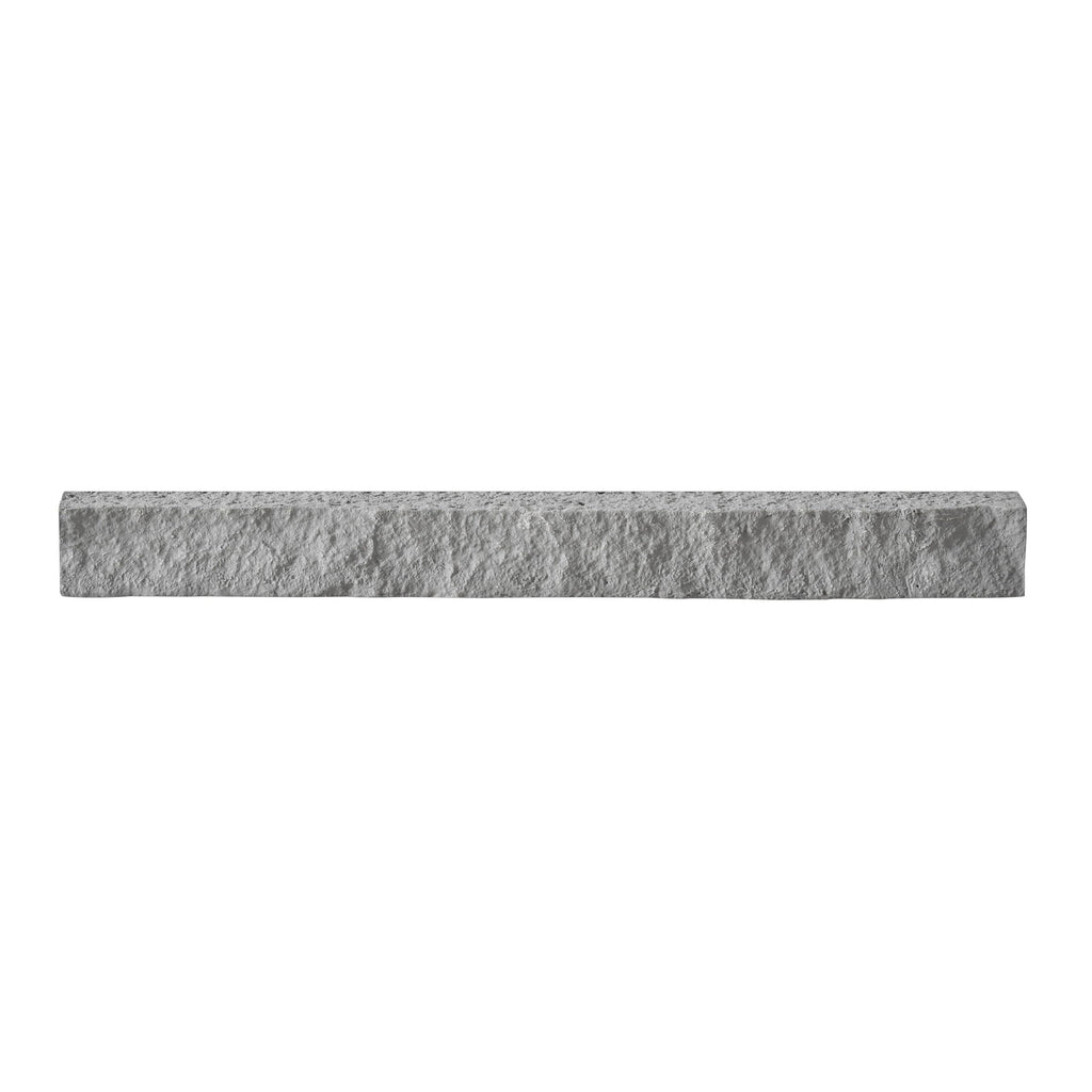 2-Pack Faux Stone Universal Ledger Trim, 34 in, Fog Stone
