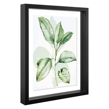 11x14 Floating Picture Frame, Black