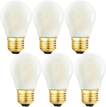Frosted Short Small Light Bulb 60W Dimmable E26 Globe LED 2700K Warm White