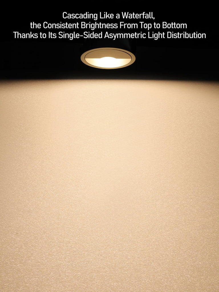 3 Inch 5CCT LED Recessed Wall Washer Lights with J-Box