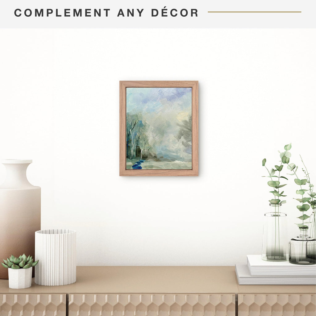 Canvas Float Frame, 8x10, Walnut