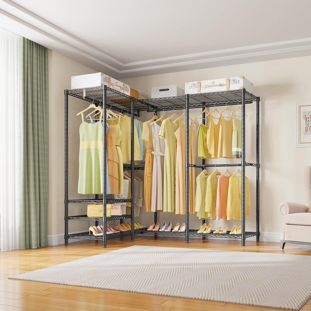 V40 Plus Clothes Rack, Large Modular Closet System for Hanging