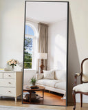 78"x35" Floor Mirror Full Length - Standing Mirror with Aluminum Alloy Frame, Large Body Mirror , Wall Mounted or
