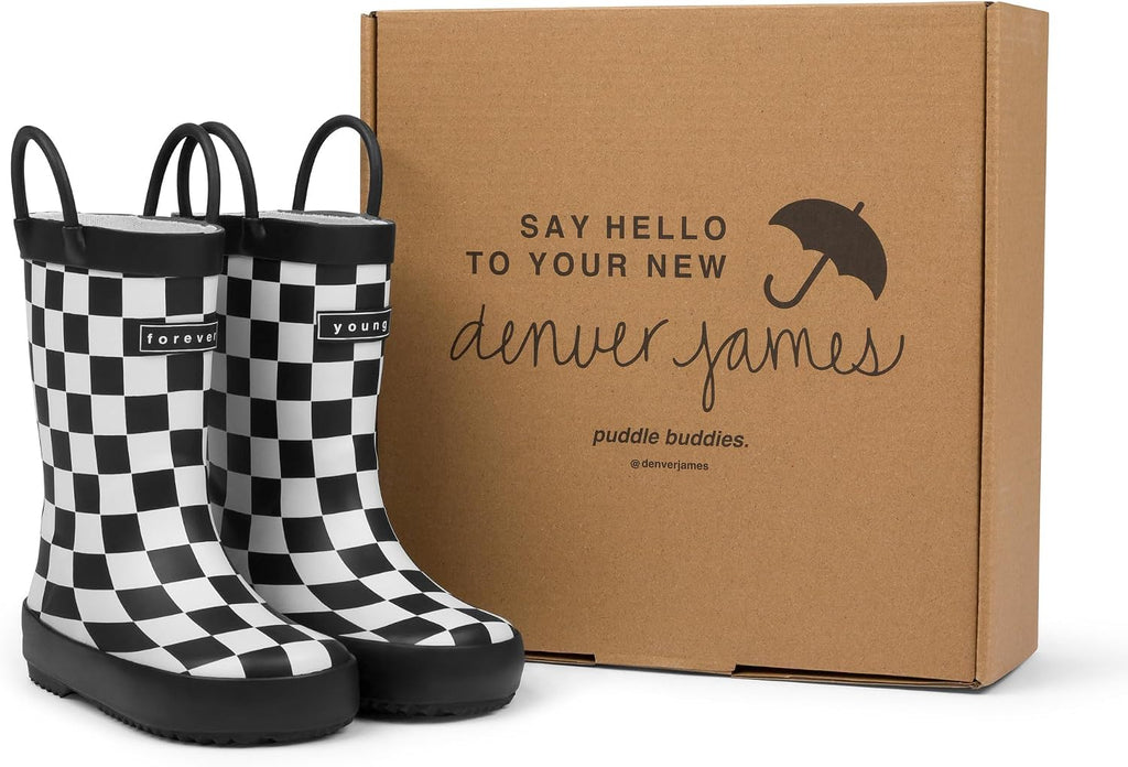 Buddies Toddler and Kid Rain Boot Muddies | Puddle Buddy Muddy Toddler Kid Rain and Mud boots