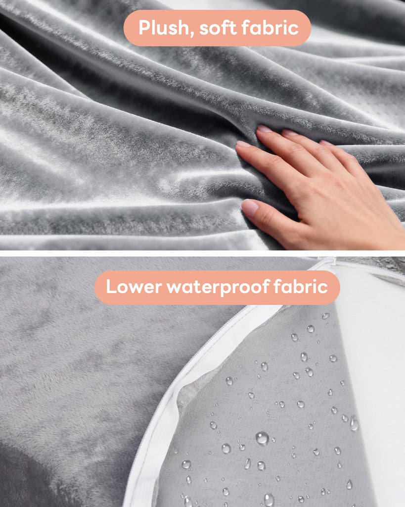 Nursing Pillow for Standing or Sitting Use by Parents - Gray