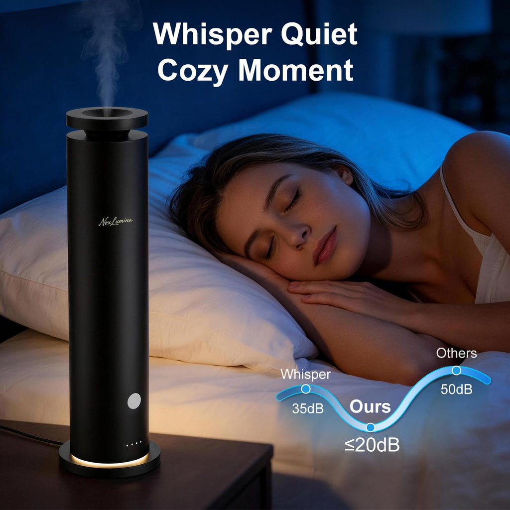 Waterless Diffuser Pro with 5 Scent Oils, Luxury Hotel-Class Essential Oil Diffuser Aromatherapy Machine with 1500 Sq