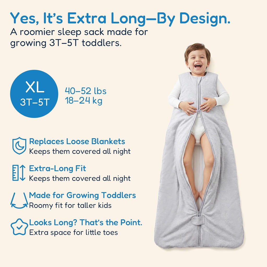 Toddler Sleep Sack 1.0 TOG - -, Wearable Blanket Sleep Bag