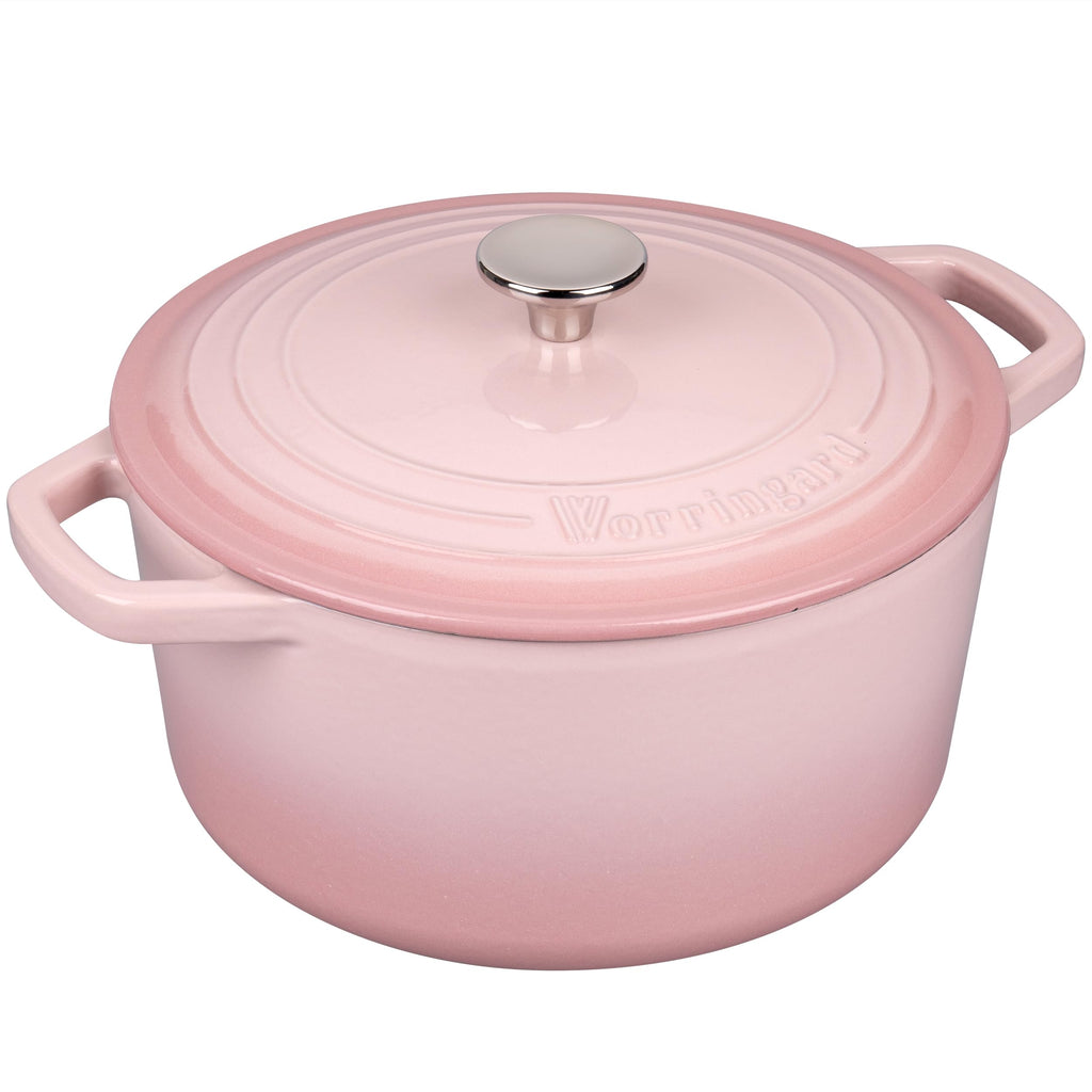 Enameled Cast Iron Dutch Oven Pot with Lid, for Bread Baking, Round Bread Oven- include Sourdough Bread Baking