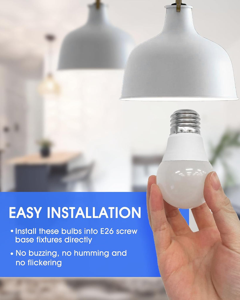 A15 Small LED Refrigerator Light Bulbs, 40W Equivalent Non-Dimmable