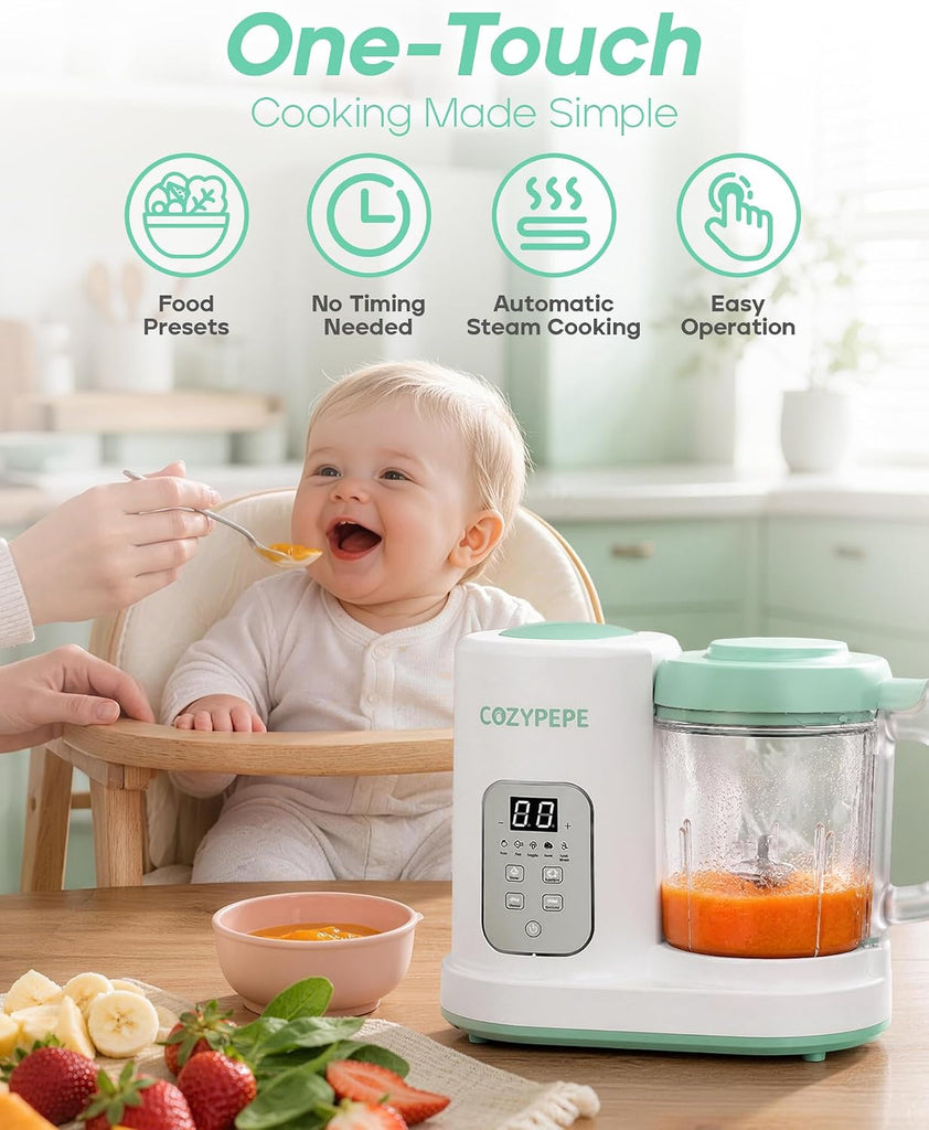 Food Maker, Steam & Grind in One, BPA-Free, 13.5oz, 6+ Months