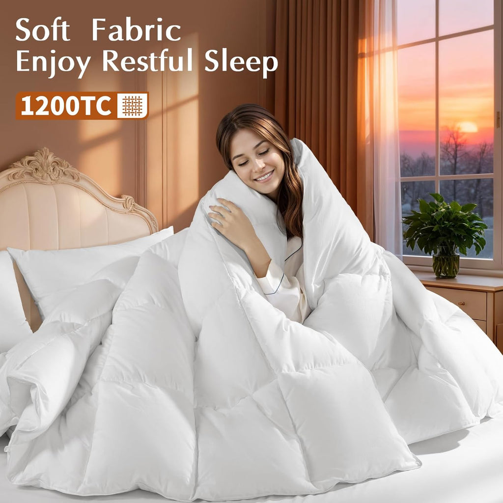 Canadian Luxury Goose Down Comforter, Twin