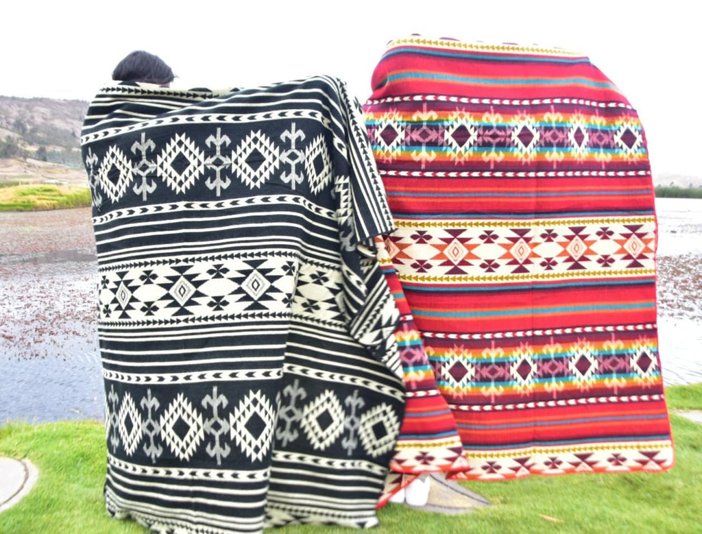 Blanket Throw 78x47 in | Ultra Soft, Non-Itchy & Breathable | Premium Alpaca Wool Blanket | Warm, Hypoallergenic