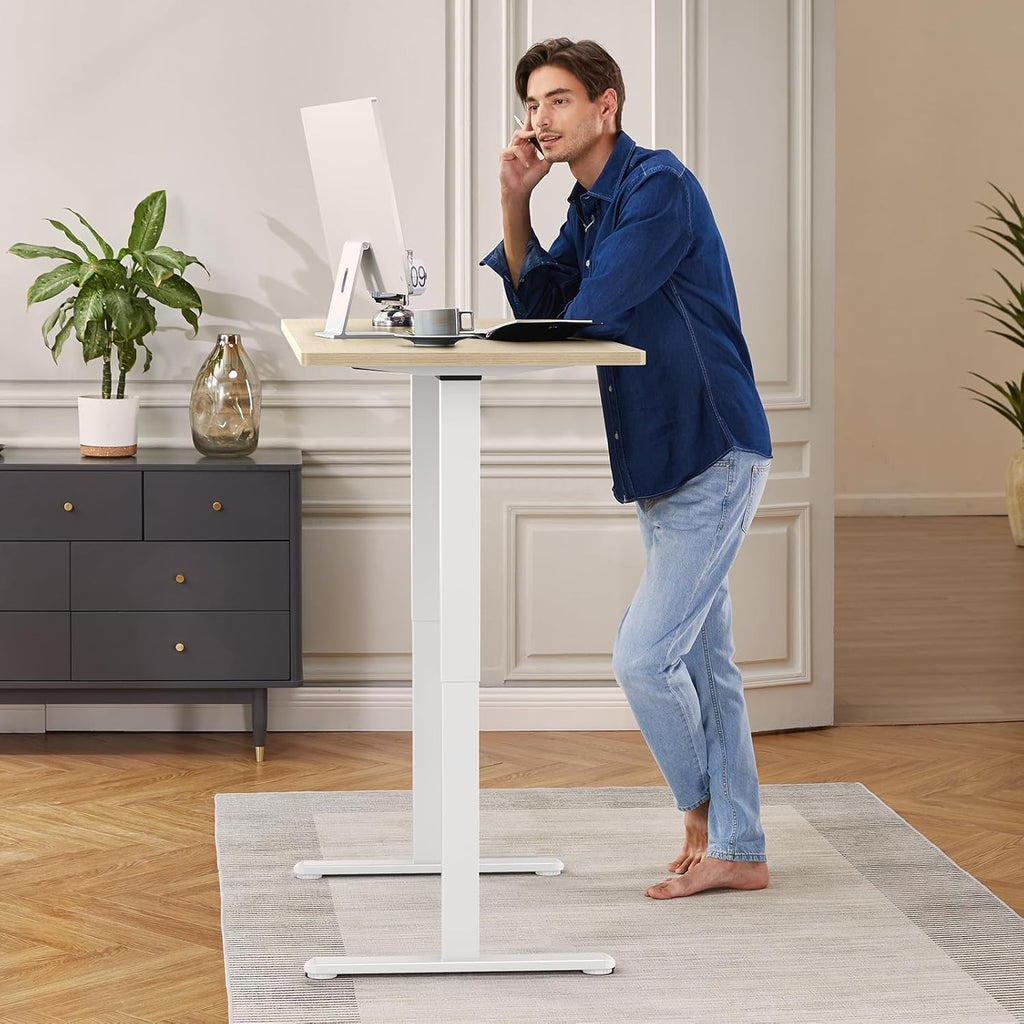 Dual Motor Standing Desk Legs for 44-90 inch Desktops, 264 lbs | 4 Memory Presets, Cable Tray, Dual Hooks, 28-47 inch