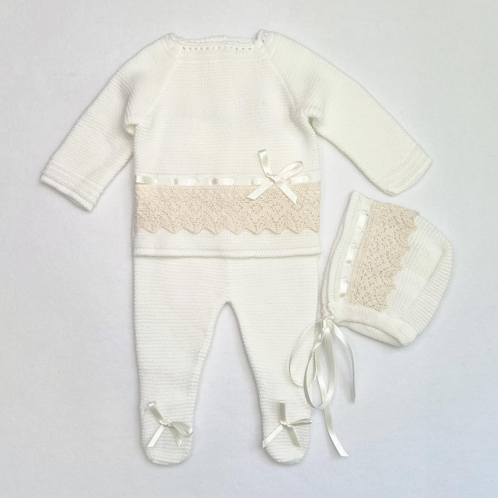 Baby Knitted Clothes Set, Coming Home Infant Knit Outfit for Boys and Girls