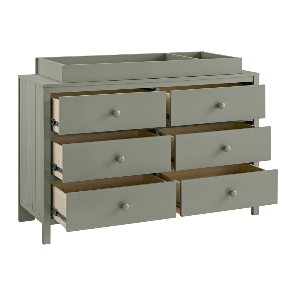 Everlee Changing Topper for 6 Drawer Dresser, Olive Green