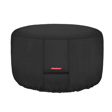 Round Patio Fire Pit Table Cover 50 inch, Black