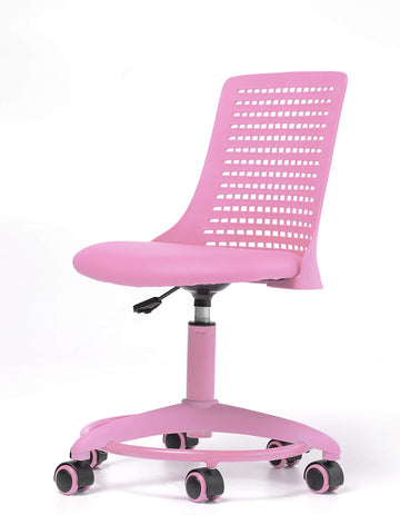 Kids Desk Chair Adjustable Height School/Home Children 4-12 Swivel with Anti-Scratch Wheels Breathable Back Chair