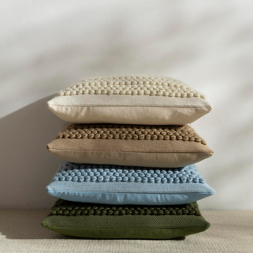 Wool Boucle Lumbar Pillow Cover Premium Chic Accents Rectangular Textured Decorative Throw Pillow Case Couch Sofa