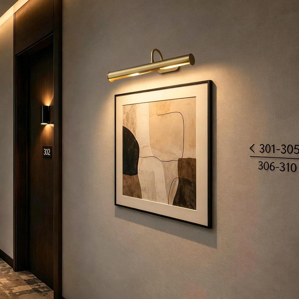 Brass Picture Light Hardwired Picture Lighting 18 inch