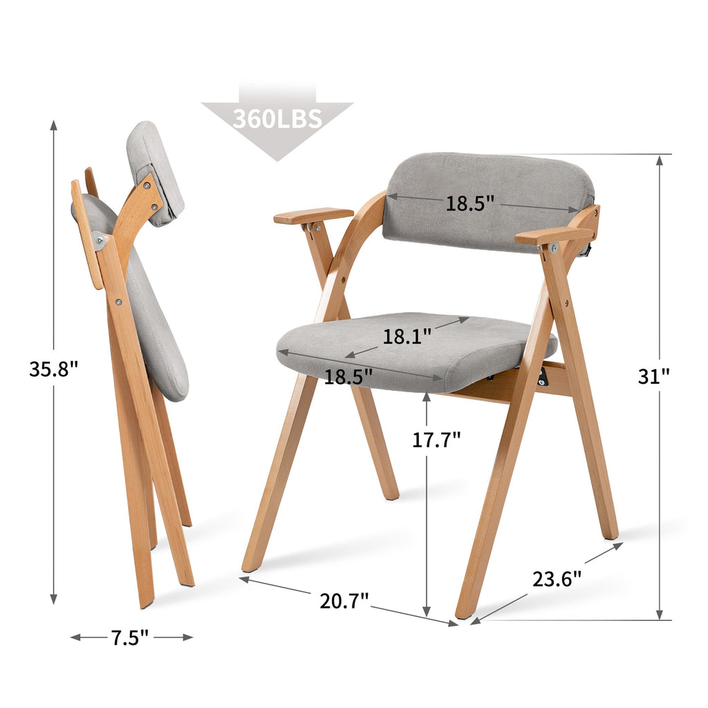 Folding Chairs with Armrest