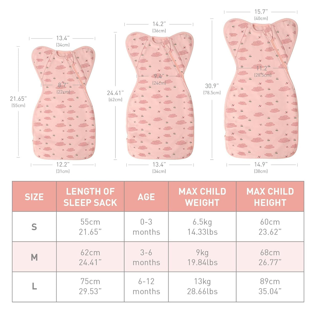 Cotton Baby Sleep Sacks Swaddles Boy Girl Soft