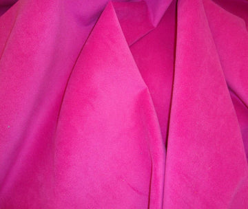 Plush Velvet Micro Upholstery Fuchsia Upholstery Drapery Fabric Sold BTY 54"Wide