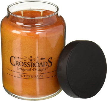 Butter Rum Scented 2-Wick Candle, 26 Ounce