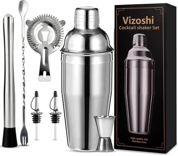 Cocktail Shaker Set, 7-Piece Bartender Kit, Mixology Kit, Bar Set - Set of 7
