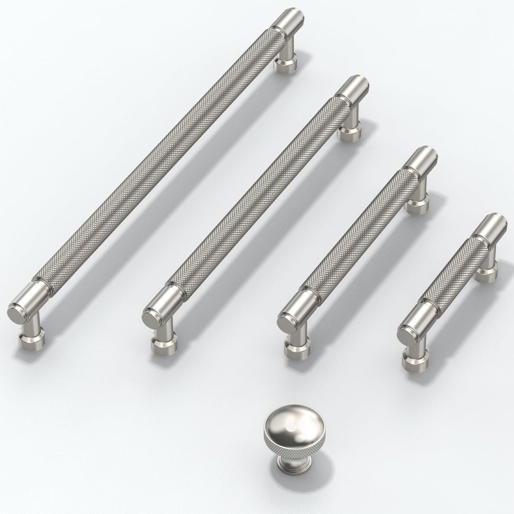 10 Pack Brushed Satin Nickel Cabinet Pulls 6.3 Inch(160mm) Kitchen Cabinet Handles Cabinet Hardware for Drawer Pulls