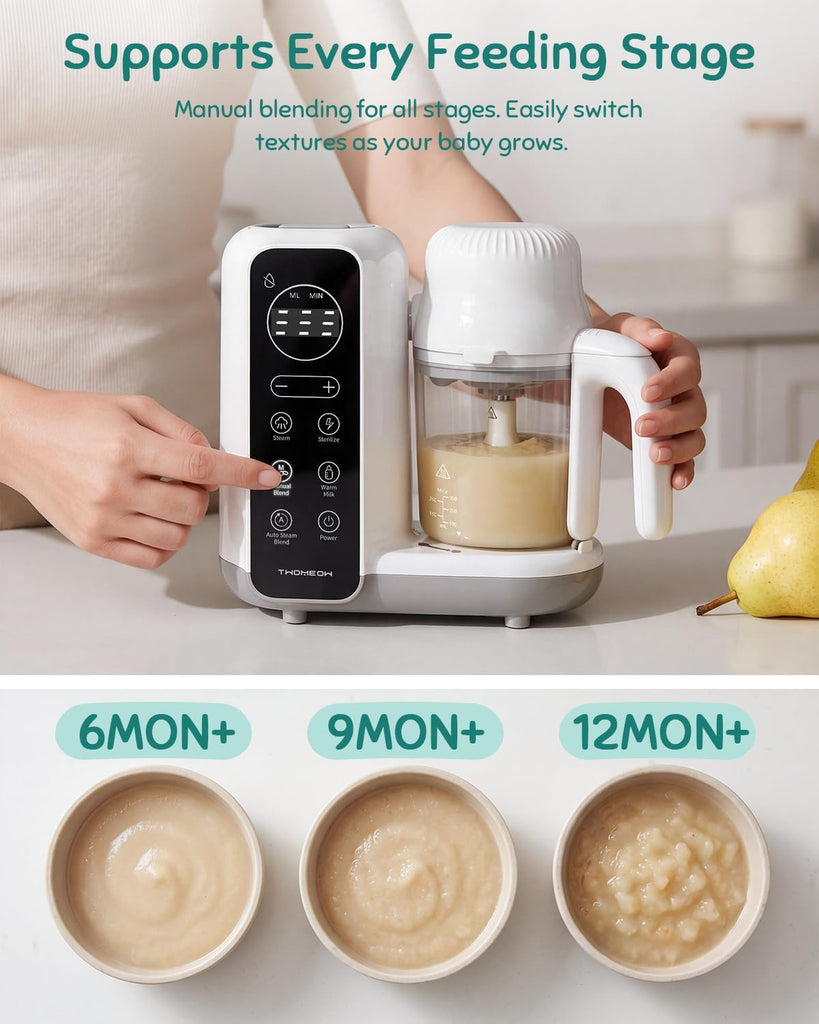 Food Maker, One-Step Baby Food Processor, Auto Steam & Blend