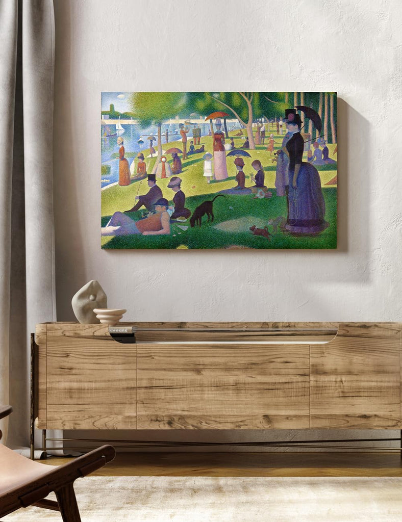 A Sunday on La Grande Jatte Canvas Art, Gallery Wrapped, 30x20