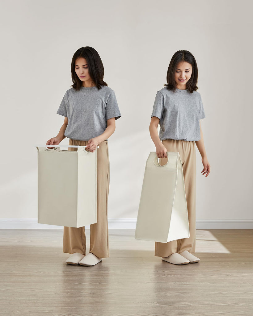 47 Litre Laundry Basket with Shelf
